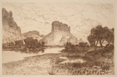 Green River, Wyoming-territoriet af Thomas Moran