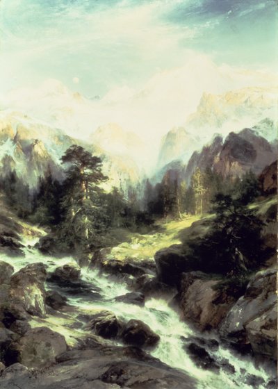 I Teton Range, 1899 af Thomas Moran