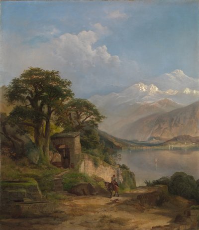Comosøen, 1867 af Thomas Moran