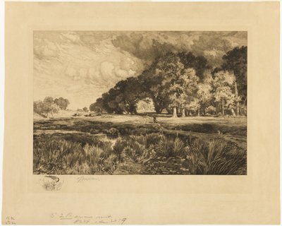 Long Island Landskab af Thomas Moran