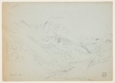 Mount Hellig Kors af Thomas Moran