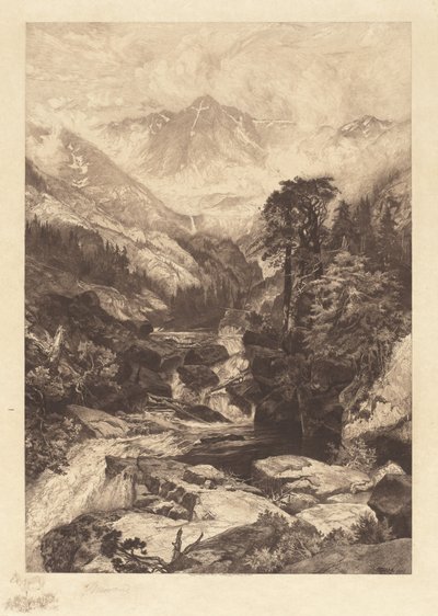 Det Hellige Kors Bjerg, Colorado af Thomas Moran