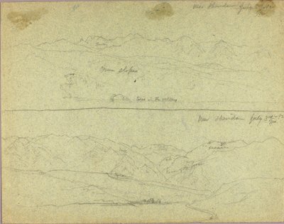 Nær Sheridan, 3. juli 1892 af Thomas Moran