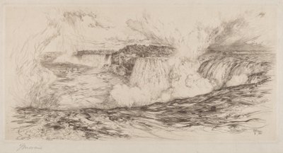 Niagara - Fra den canadiske side af Thomas Moran