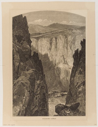 Palisade-kløften af Thomas Moran