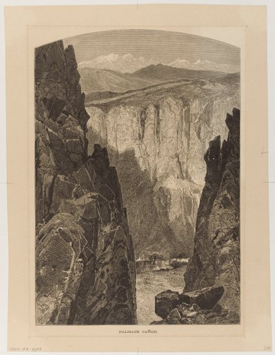 Palisade Ca ~ non af Thomas Moran