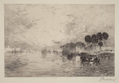 St. Johns-floden, Florida af Thomas Moran