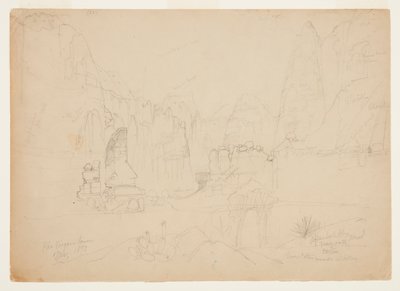 Canyon of the Rio Virgin, South Utah af Thomas Moran