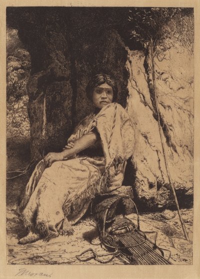 Den tomme vugge af Thomas Moran