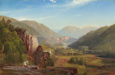 Juniata, aften, 1864 af Thomas Moran