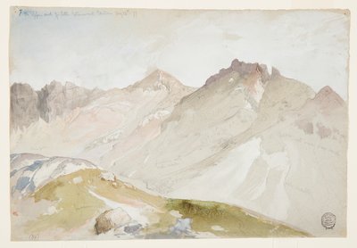 Den øvre ende af Little Cottonwood Canyon, Wasatch Range, nær Ogden, Utah af Thomas Moran