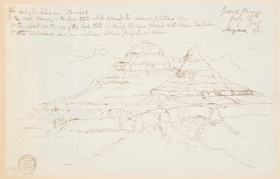 To klipper i Grand Canyon, Arizona af Thomas Moran