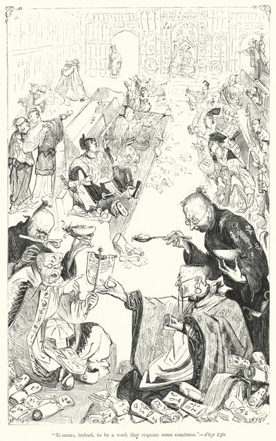 Illustration til Gullivers rejser af Jonathan Swift (gravering) af Thomas Morten