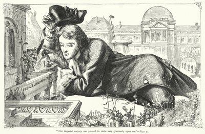 Illustration til Gullivers rejser af Jonathan Swift (gravering) af Thomas Morten