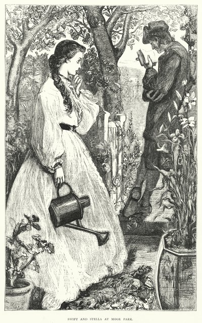 Illustration for livet af Jonathan Swift (gravering) af Thomas Morten