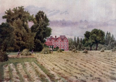 Kew Gardens: The Palace (farve litho) af Thomas Mower Martin