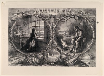 Juleaften udgivet Harpers Weekly, 3. januar 1863, 1863. af Thomas Nast