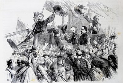 Garibaldis indtog i Napoli, 1860 af Thomas Nast