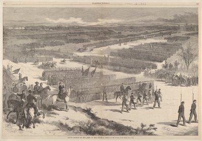 Grand Review of the Army of the Potomac - Tegnet af Mr. Thomas Nast fra Harpe..., 10. oktober 1863. af Thomas Nast