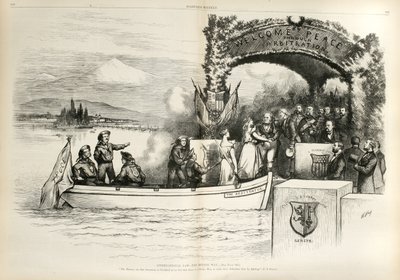 International Law - The Better Way..., 1874 (trægravering) af Thomas Nast