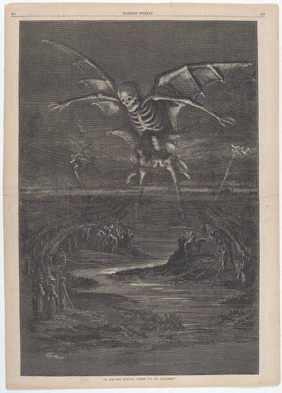 På den røde Donau - "Velsign jer, mine børn!" af Thomas Nast