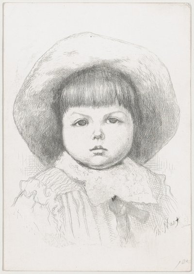 Portræt af et barn Cyril Nast, efter 1879., efter 1879. af Thomas Nast