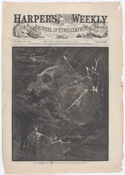 "Internationalisterne" skal gøre verden til at alle et årtusinde - (kaos) af Thomas Nast