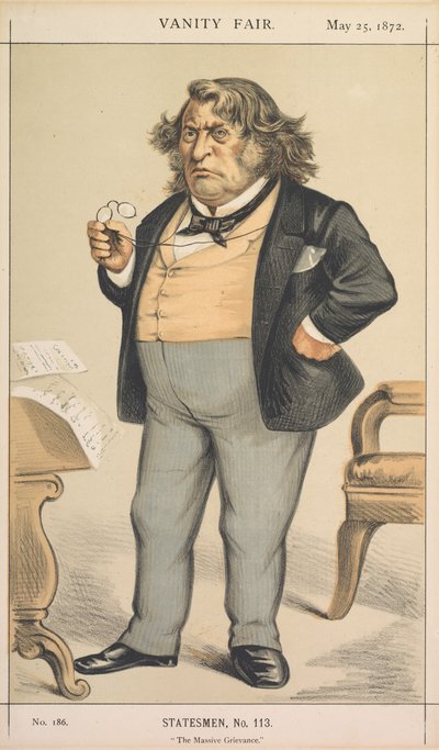 Vanity Fair: Statesman, nr. 113 "The Massive Grievance" af Thomas Nast