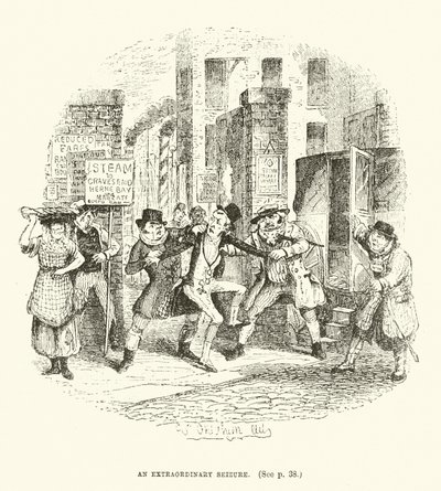 Illustration til Valentine Vox (gravering) af Thomas Onwhyn