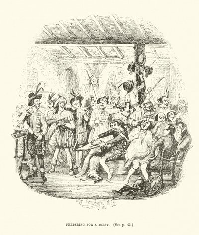 Illustration til Valentine Vox (gravering) af Thomas Onwhyn