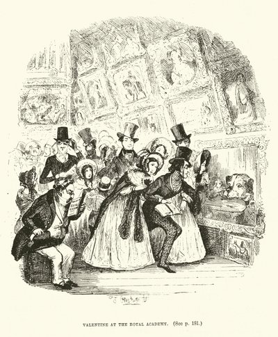 Illustration til Valentine Vox (gravering) af Thomas Onwhyn