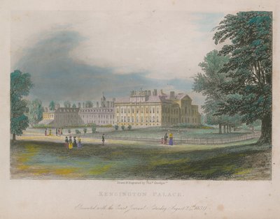 Kensington Palace, London af Thomas Onwhyn