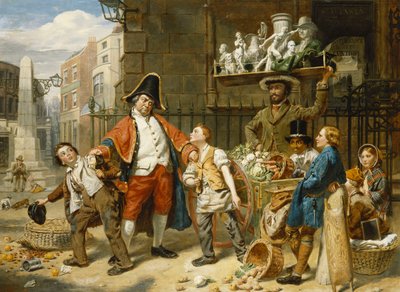 Den afbrudte kamp, 1858 af Thomas P. Hall
