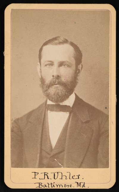 Portræt af Philip Reese Uhler 1835-1913, omkring 1860