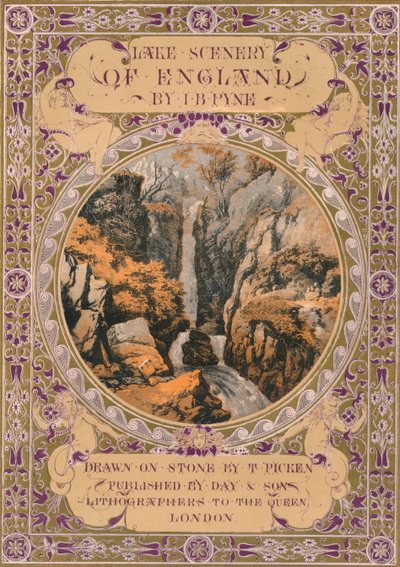 Frontispice til Lake Scenery of England af J. B. Pyne, 1850