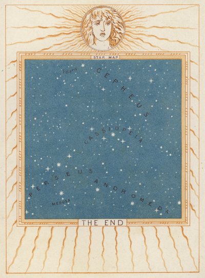 Perseus og Andromeda (farve litho) af Thomas Ralph Spence
