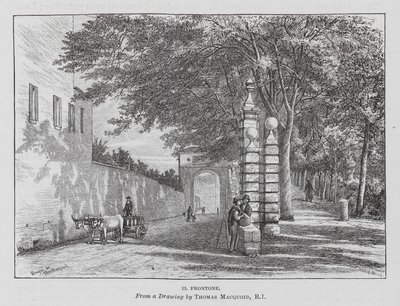 Il Frontone (gravering) af Thomas Robert Macquoid