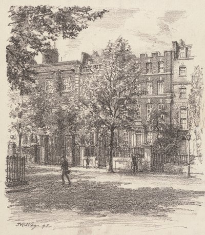 No.4 Cheyne Walk, Chelsea af Thomas Robert Way