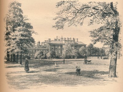 Sydfronten af Kensington Palace, 1902 af Thomas Robert Way