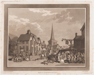 Cuckfield An Excursion to Brighthelmstone, 1. juni 1790., 1. juni 1790. Skabere: Thomas Rowlandson, Samuel Alken. af Thomas Rowlandson, Samuel Alken