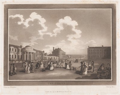 The Steine An Excursion to Brighthelmstone, 1. juni 1790., 1. juni 1790. Skabere: Thomas Rowlandson, Samuel Alken. af Thomas Rowlandson, Samuel Alken