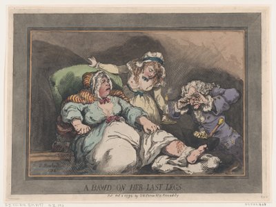 A Bawd on her Last Legs, 1. oktober 1792., 1. oktober 1792. af Thomas Rowlandson