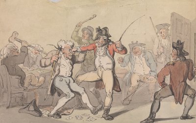 Der er opdaget en »Black Leg«, der smugler kort af Thomas Rowlandson