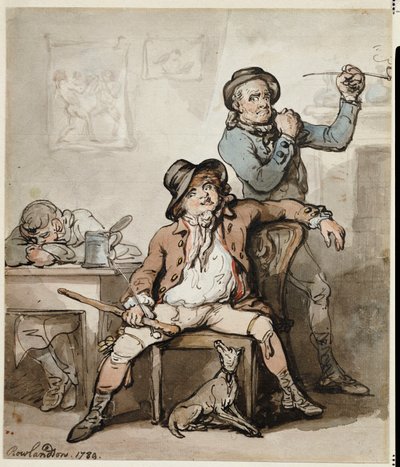 A Brace of Blackguards, 1789 af Thomas Rowlandson
