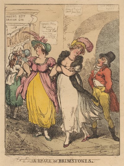 Et par citronsommerfugle af Thomas Rowlandson