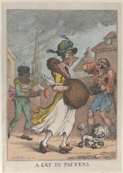 En kat i pattens, 1812., 1812. af Thomas Rowlandson