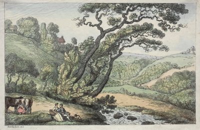 En kornisk udsigt af Thomas Rowlandson