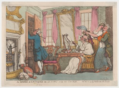 Et par antikviteter eller min tante og min onkel, 20. november 1807., 20. november 1807. af Thomas Rowlandson