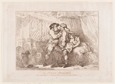 I Cully blev der plyndret af Thomas Rowlandson