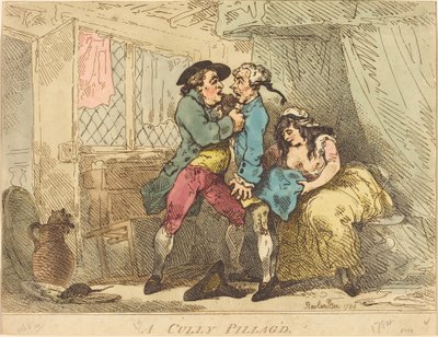 En Cully Pillaged af Thomas Rowlandson